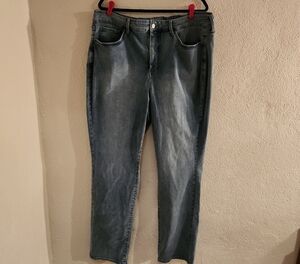 NYDJ Curves 360 Fit Straight Leg Jeans Women's 20 Tall